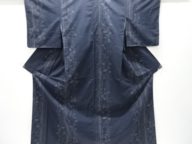 JAPANESE KIMONO / UNUSED TSUMUGI / WOVEN GRASS